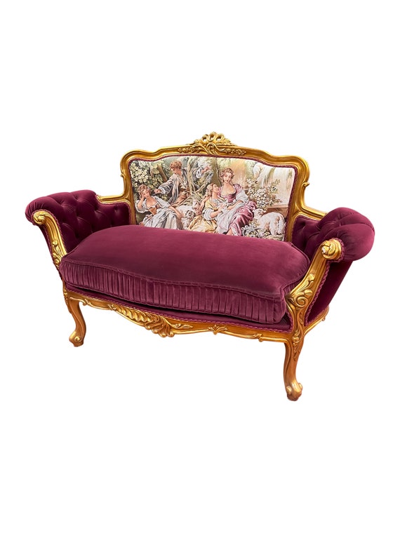 Louis XV French style settee