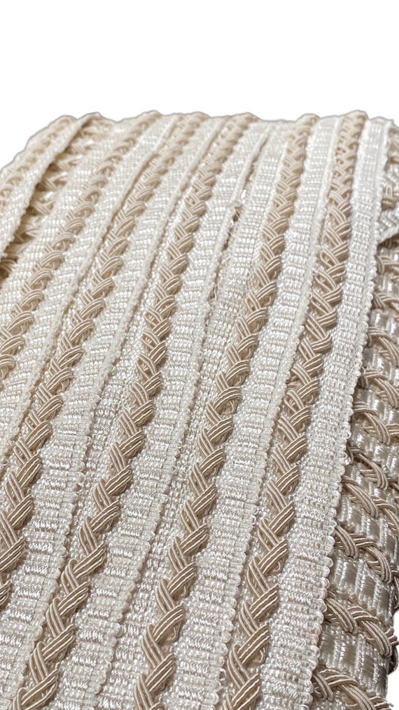 1” handmade double-wide braided Gimp - Trim by the yard