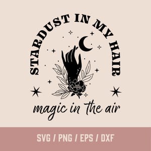 Magic and Celestial SVG Design | Moon SVG | Magic Girls
