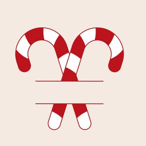 Festive Candy Cane SVG & PNG | Perfect for Cricut Crafts | Holiday Clipart