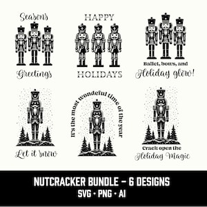 Pacote Svg Quebra-Nozes | Balé Quebra-Nozes svg | Natal Quebra-Nozes PNG |