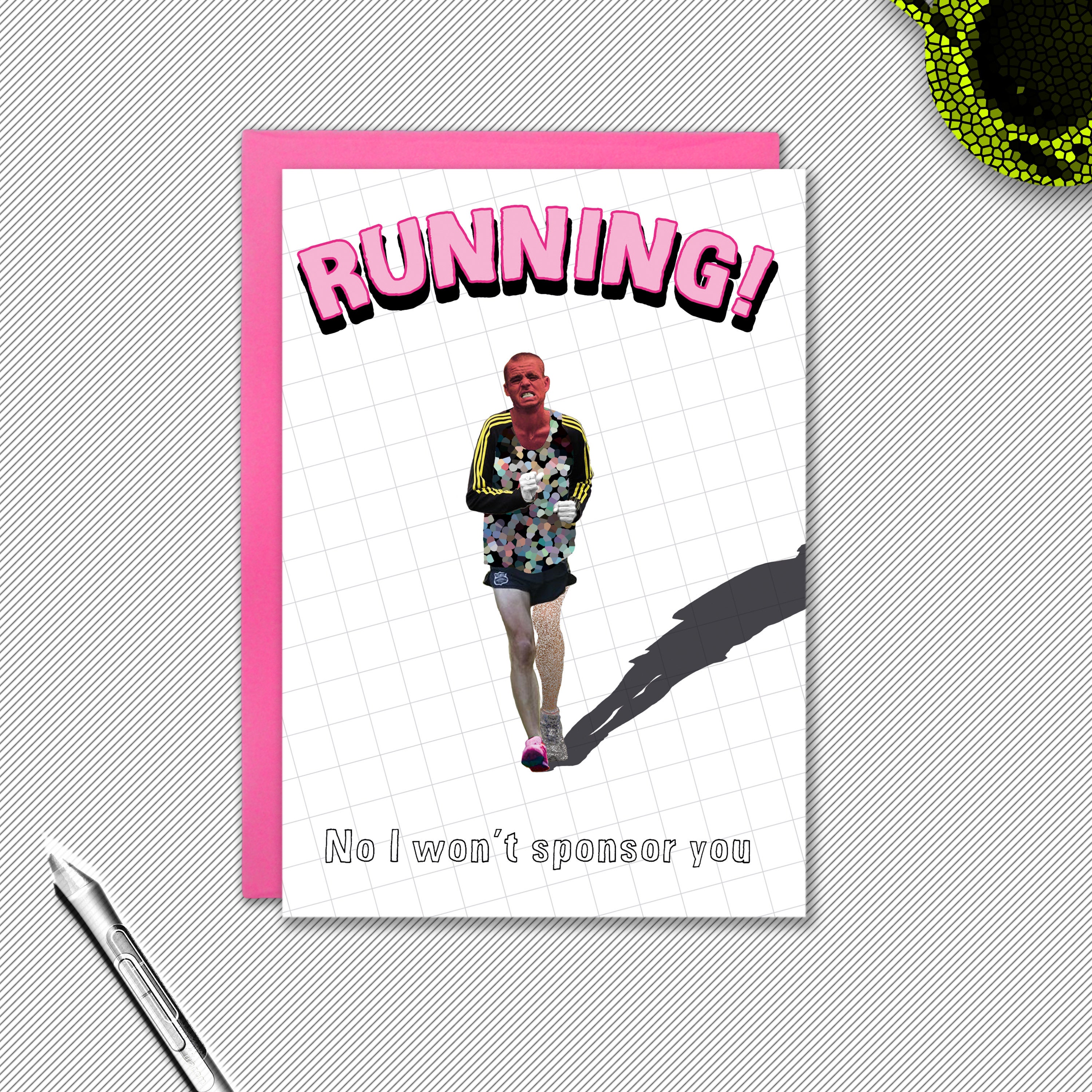 Running Funny Card for Runners 'no I Won't Etsy UK