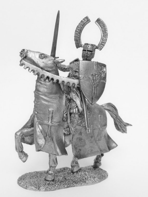 Figurine Noble Guerrier Scythe étain Peint Main 54mm – Qualité Art – Alive History