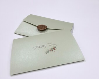 Green Carpet Invitation with Cards