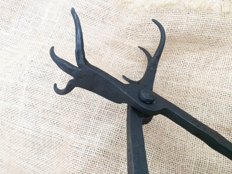 Fireplace Tongs / Tools Log Tongs Companion Set Component Etsy