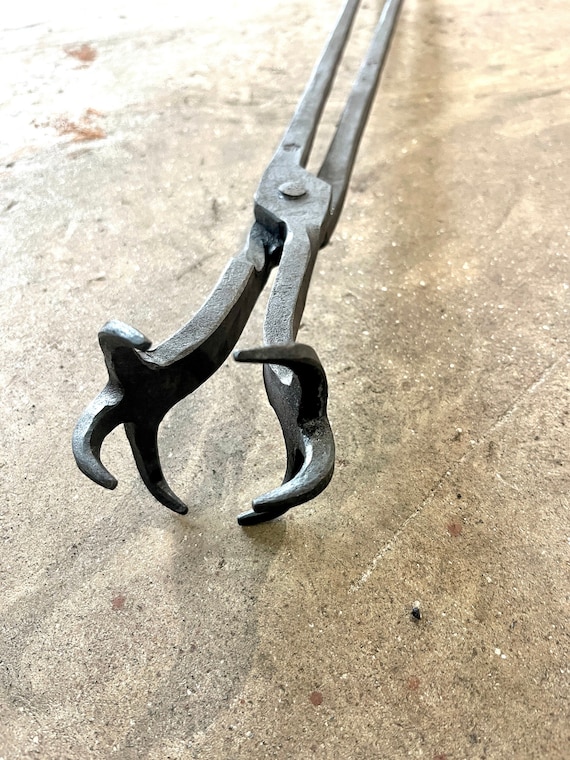 Uten Pinze per Caminetti, Lunghe 64cm/25.2in Pinze per Legna da Ardere, Log Tongs Pinze
