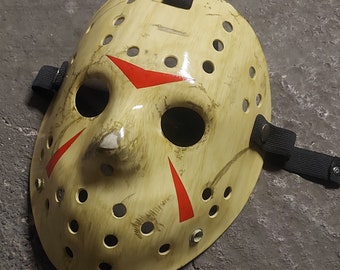 III Hockey Mask Custom Prop Replica - Halloween Mask - Horror Memorabilia - Horror Mask - Cosplay Mask  (V1).