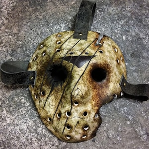 Part VII &quot;Death Curse&quot; Hockey Mask - Custom Prop - Horror Memorabilia - Custom Made - Halloween Mask (V1).
