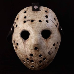 Ghost Hockey Mask - Prop Replica -Film Memorabilia - Halloween Mask - Horror Mask - Hockey Mask (V1).