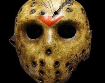 X "Ultimate" Hockey Mask - Halloween Horror Mask - Horror Memorabilia Prop Replica Mask (V1).