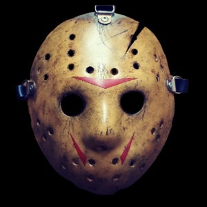 VIII &quot;Cruise Line Killer&quot; Replika Hockey Maske - Cosplay Horror Maske - Horror Maske (V1).&quot;