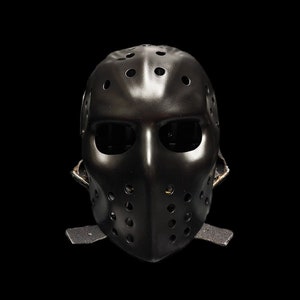 Classic 90 Hybrid Black Hockey Mask - ABS -Horror Mask - Cosplay Mask - Halloween Prop (V1).