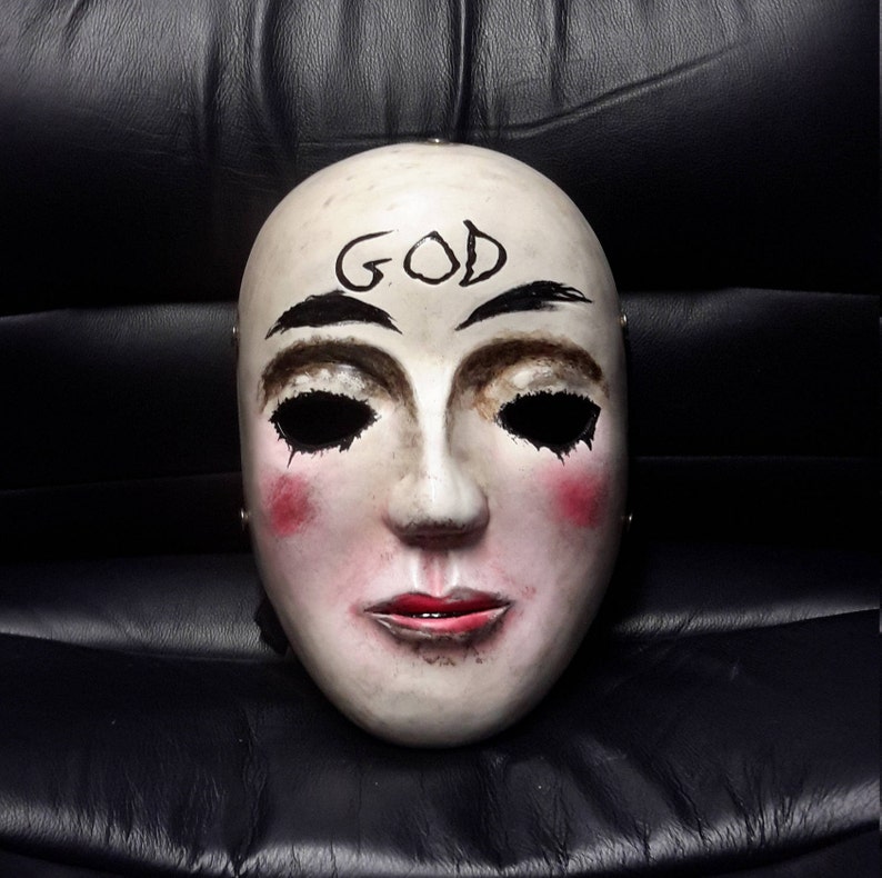 Purge style God mask prop replica,horror mask,halloween,resin,film