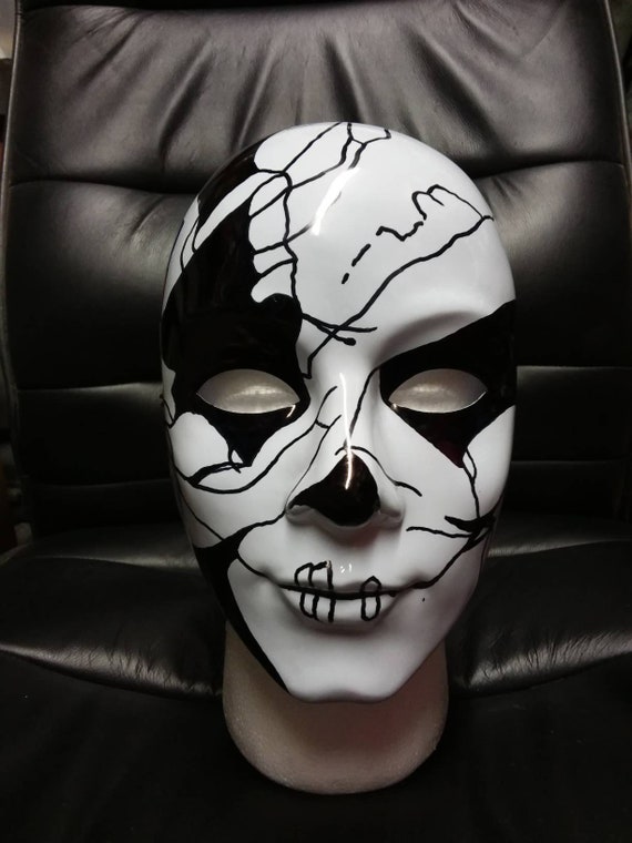 Punisher Billy Russo Mask Jigsaw Scary PVC Mask Cosplay Halloween Party Props