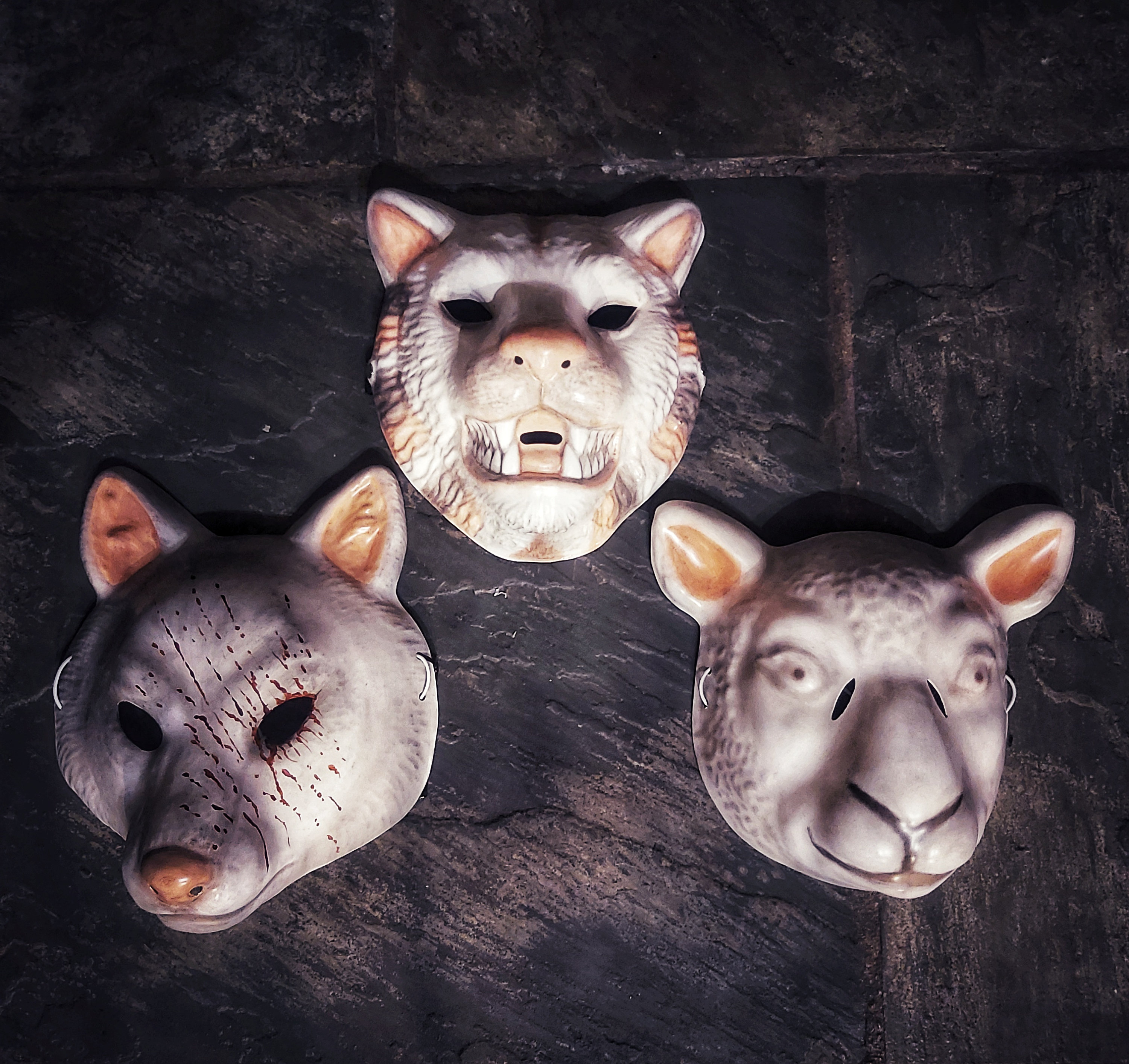 Hit Man lamb Fox & Tiger Masks Complete Set of Full Size - Etsy