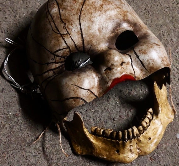 Baby Face killer Prop Replica Maschera Horror Maschera Cosplay Horror. -   Italia