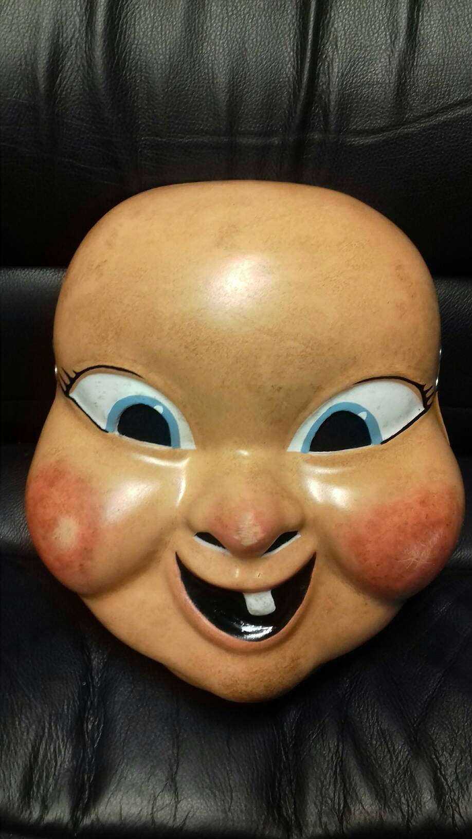 skræmmende Diplomatiske spørgsmål distrikt Birthday Baby Face Killer Horror Mask Prop Replica - Etsy