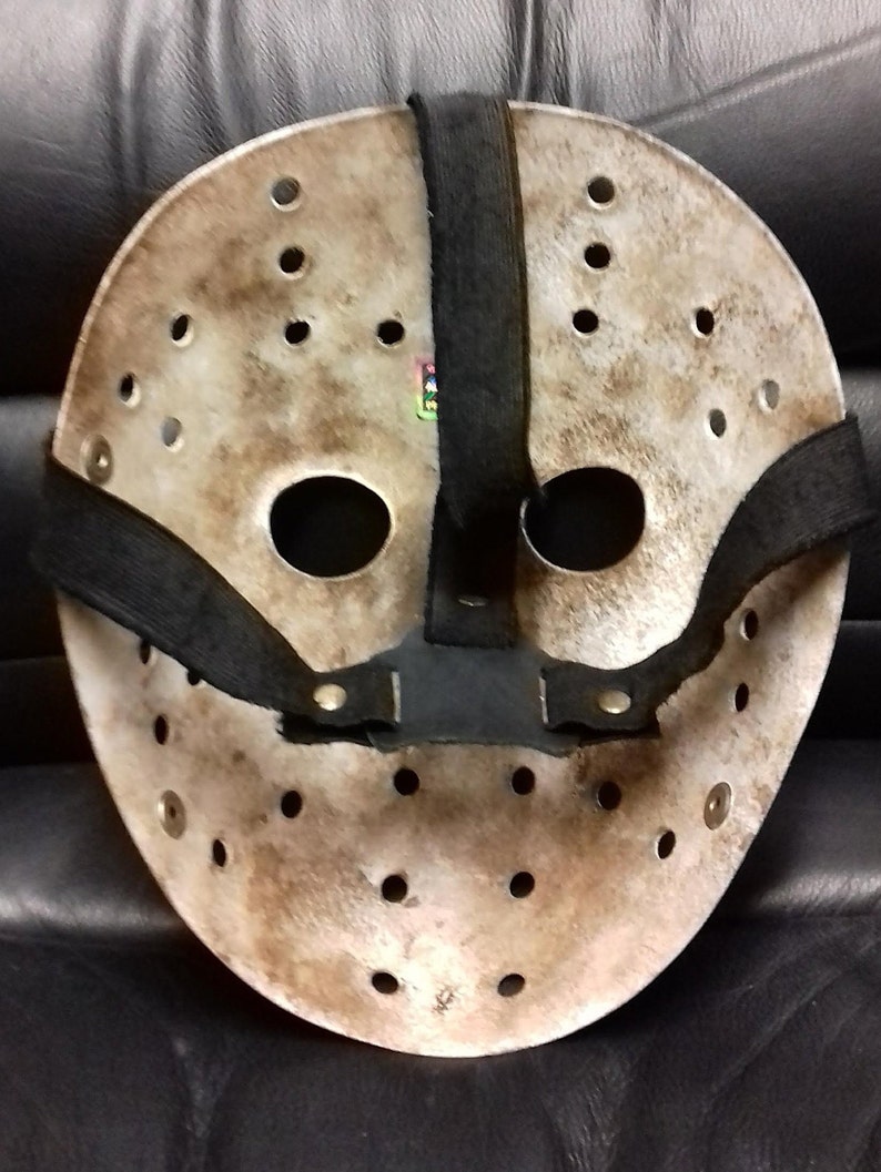 Project 09 Hockey Mask Prop Replica Horror Mask Horror Etsy