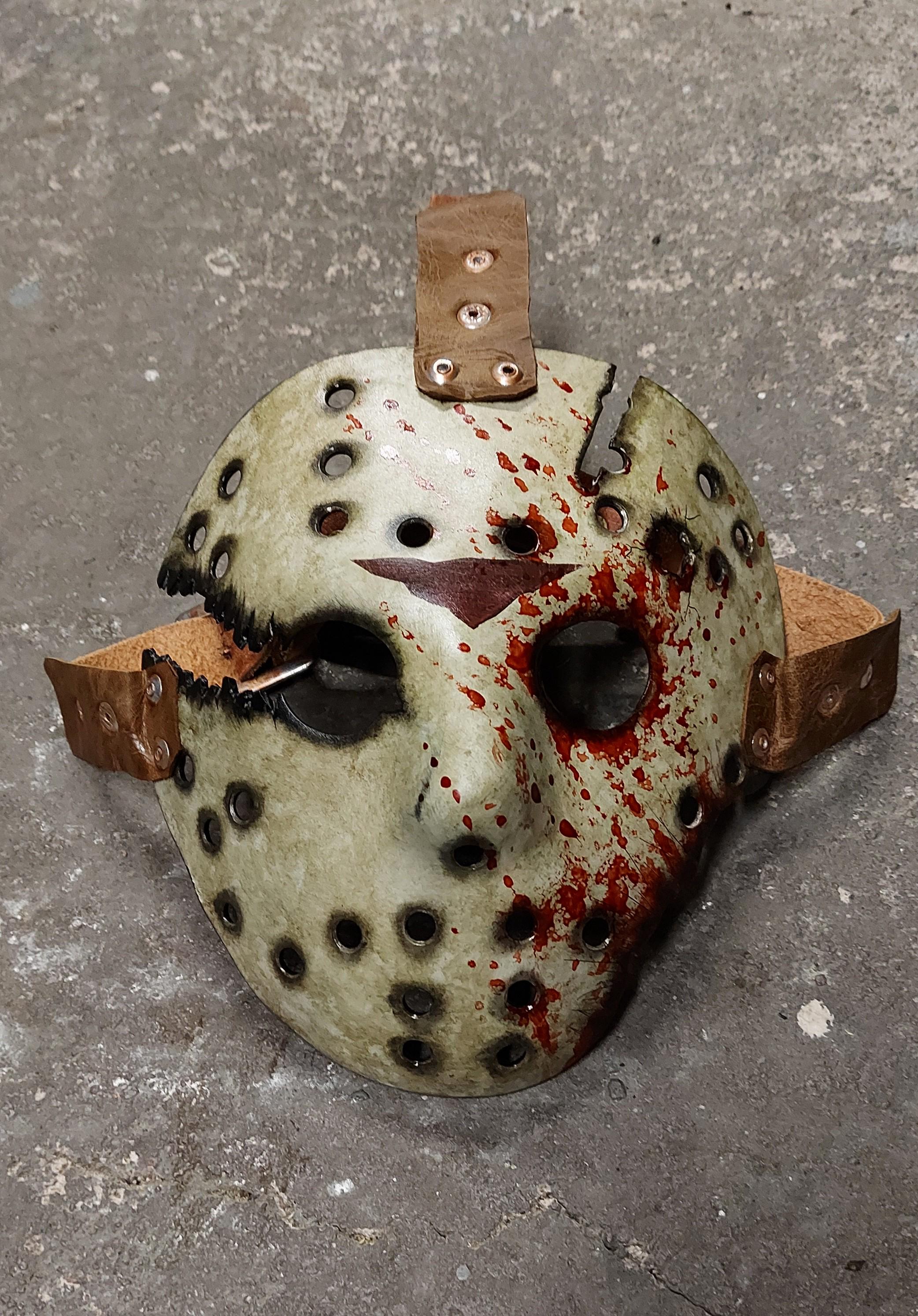IX ホッケーマスク - 血しぶき小道具レプリカ ホッケーマスク