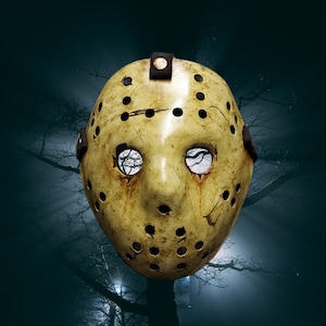 Ghost Hockey Mask - Prop Replica -Film Memorabilia - Halloween Mask - Horror Mask - Hockey Mask (V1).