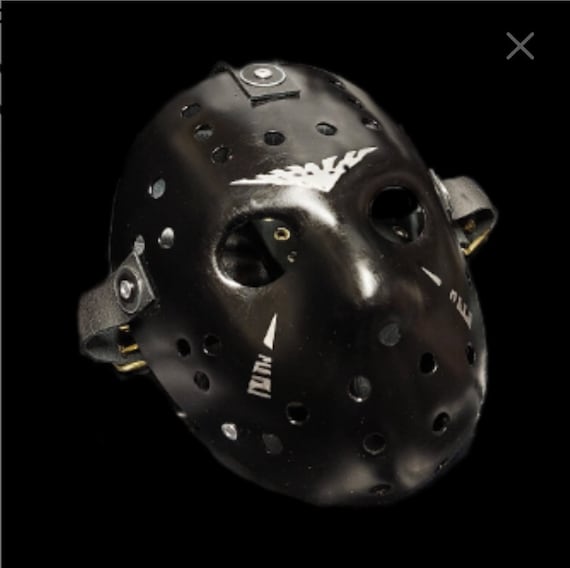 09 Black Hockey Mask Replica Horror Mask -