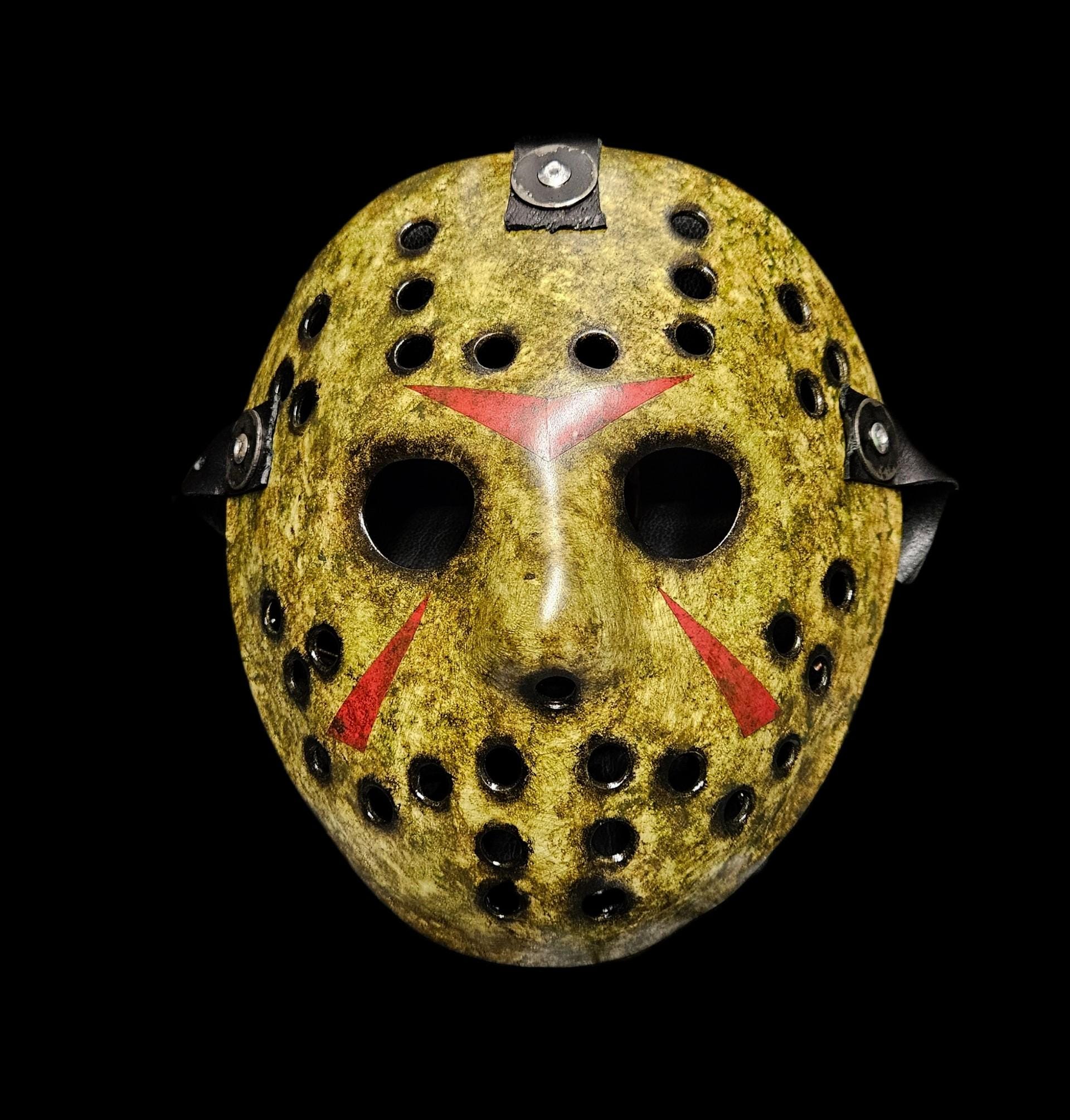 VS Hockey Mask Custom Prop Replica - Horror Mask - Horror Memorabilia - Halloween Mask - Custom Made - Prop Replica (V1).