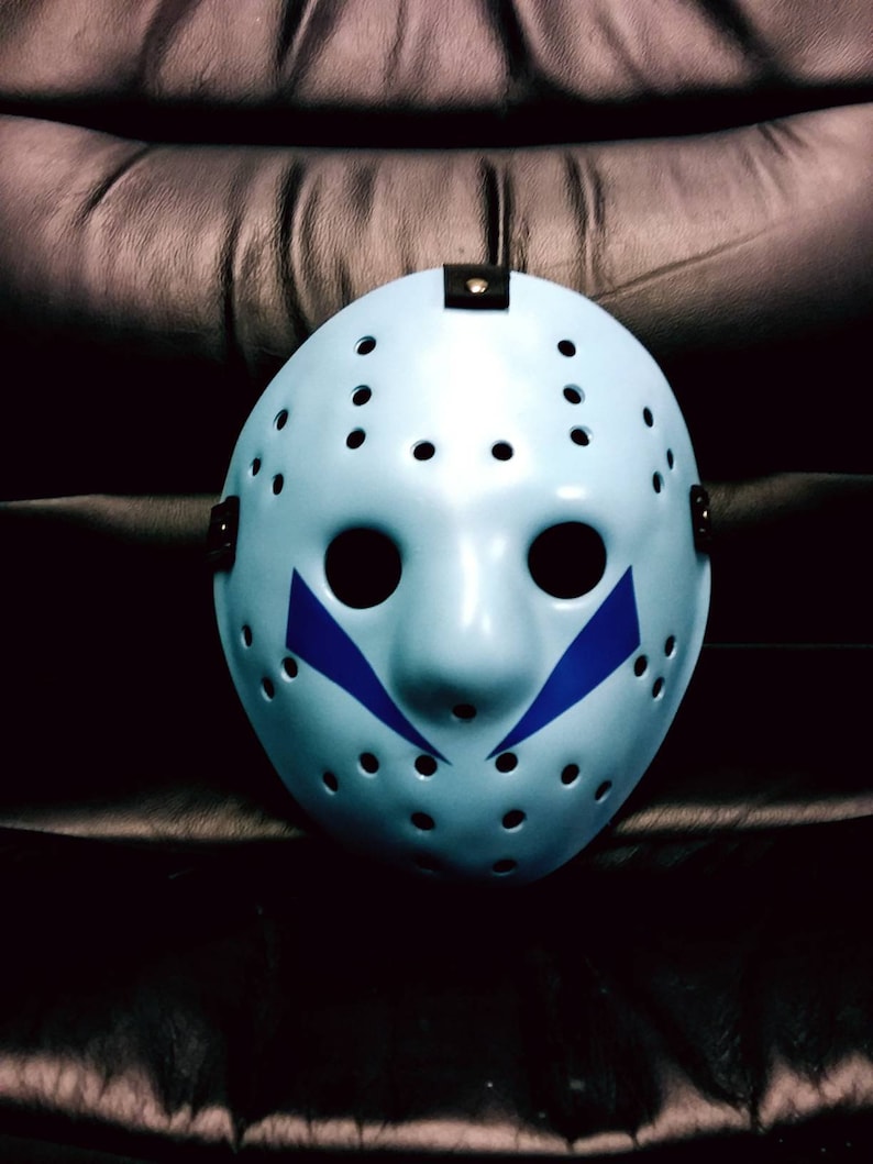 Jason maskjason voorhees blue part V imposter hockey mask Etsy