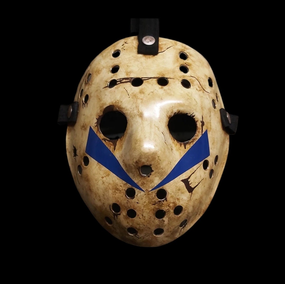 Black Masks Gmasking Horror Halloween Costume Hockey Mask Party Cosplay Props Black Silver 459837