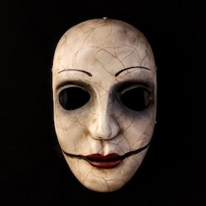 Shattered Doll Mask - Handmade - Polystone Resin Blank - Halloween - Horror Mask (V4)