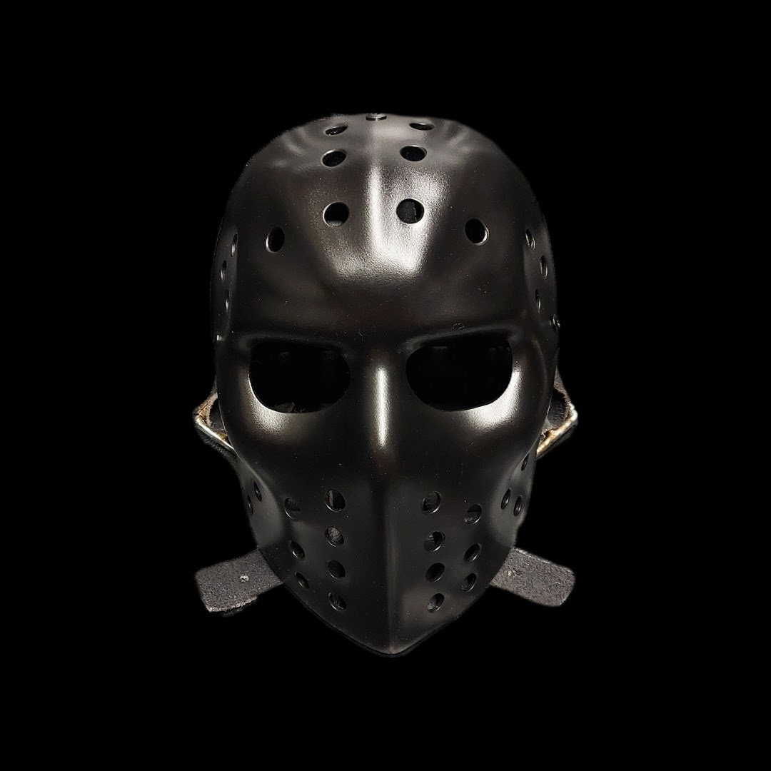 Project 09 Hybrid Black Hockey Mask PVC horror Mask Etsy