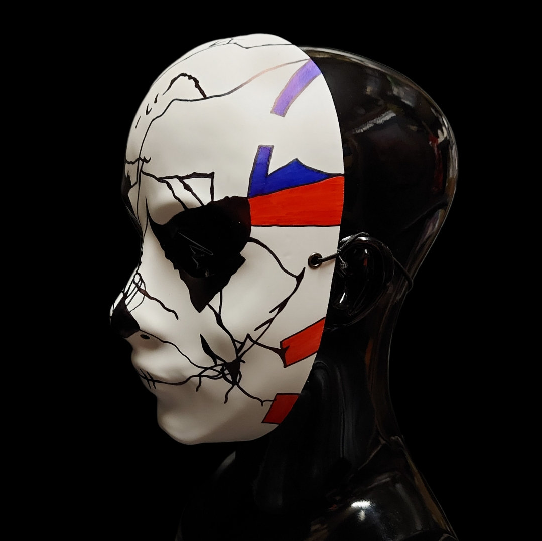 デモンズ/マスク/ホラー/FRP/希少/ハンドメイド品