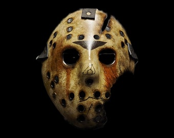 VII Hockey Mask - Halloween Mask - Horror Memorabilia - Horror Mask - Cosplay - Horror Mask.(V2).