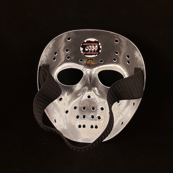 IX Chrome Painted Poster Hockey Mask - Horror Mask - Halloween