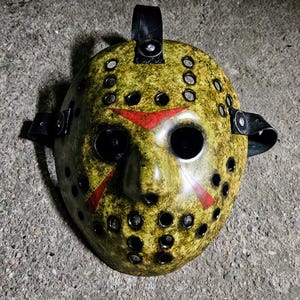 VS Clean Hockey Mask -Resurrection Scene Hockey Mask Prop Replica - Cosplay - Halloween Mask (V1).