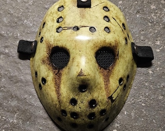 Ghost Hockey Mask - Prop Hockey Mask - Horror Memorabilia - Cosplay Halloween Mask .(V1).