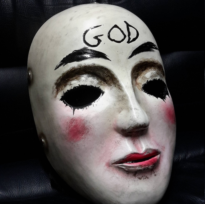 Purge style God mask prop replica,horror mask,halloween,resin,film