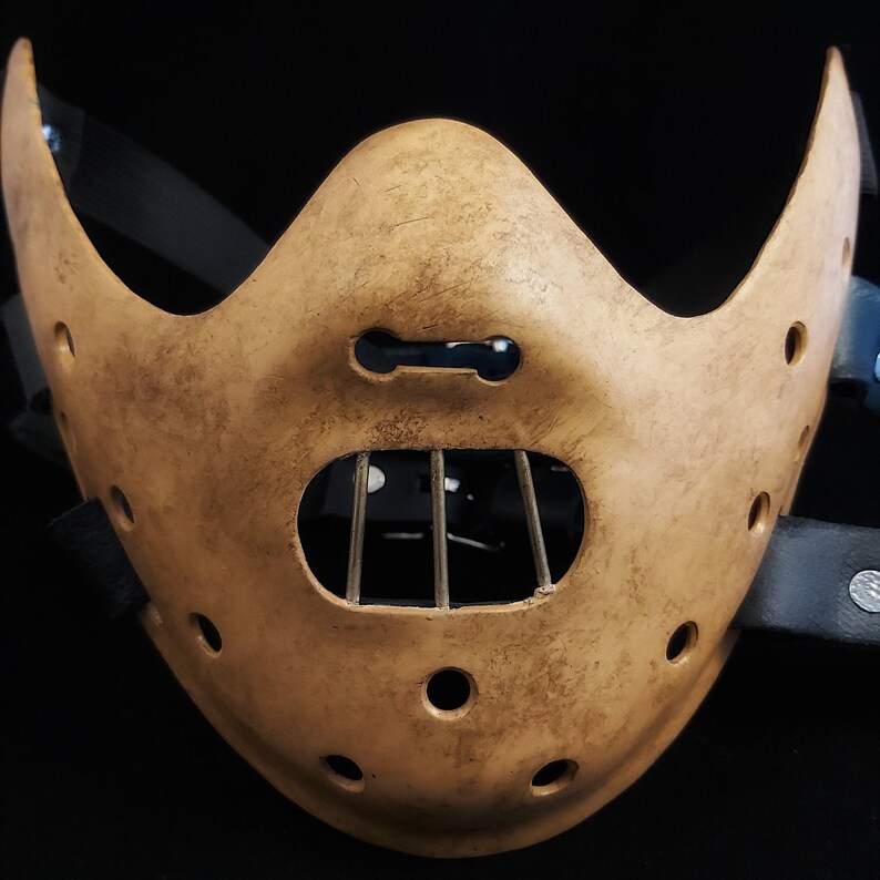 Hannibal mask hannibal lecter antibite restraint prop Etsy