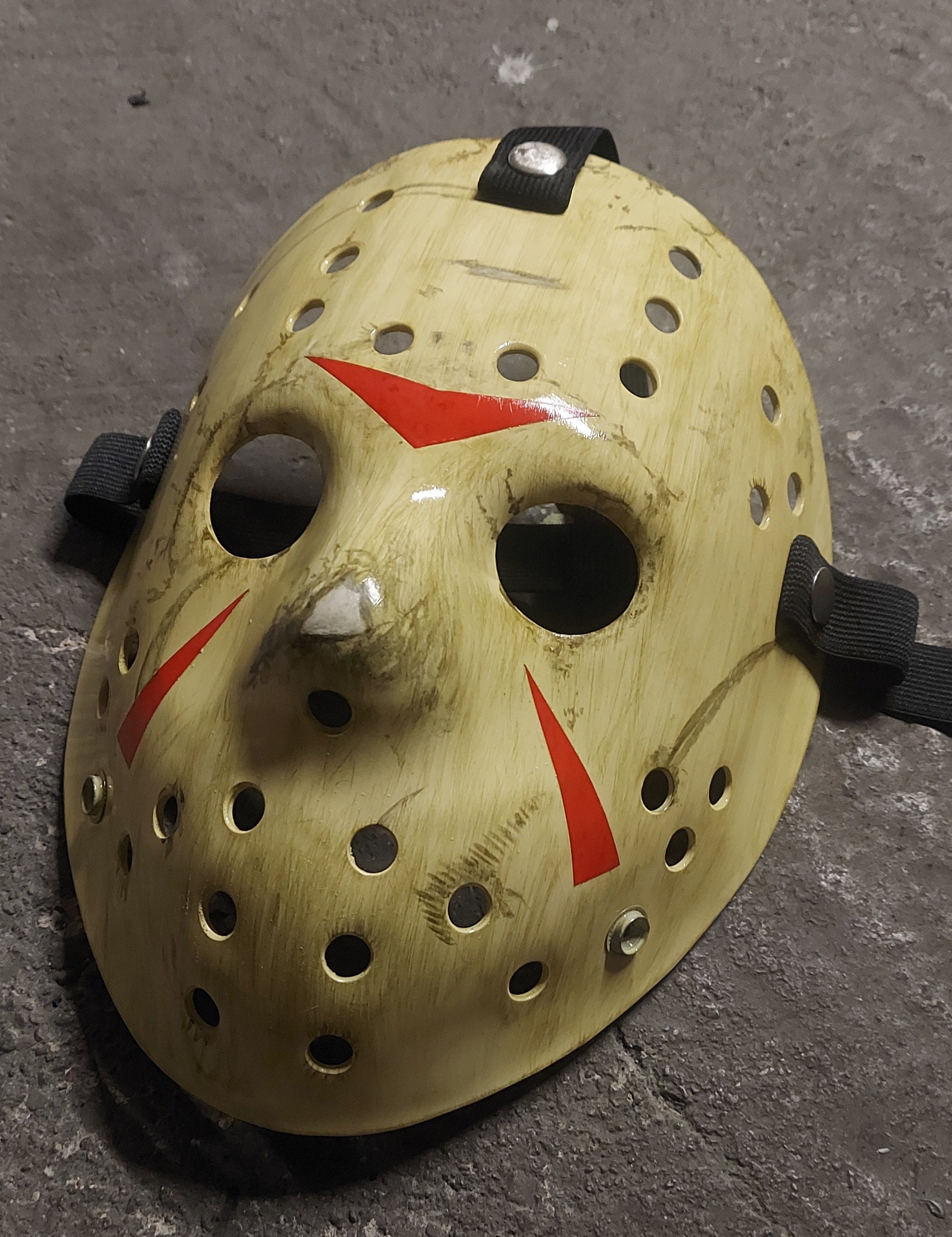 III Hockey Mask Custom Prop Replica Halloween Mask Horror Memorabilia  Horror Mask Cosplay Mask V1. 