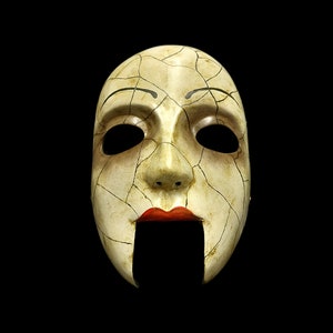 Shattered Doll Mask - Polystone Resin Blank - Handmade Halloween - Horror Mask (V4)
