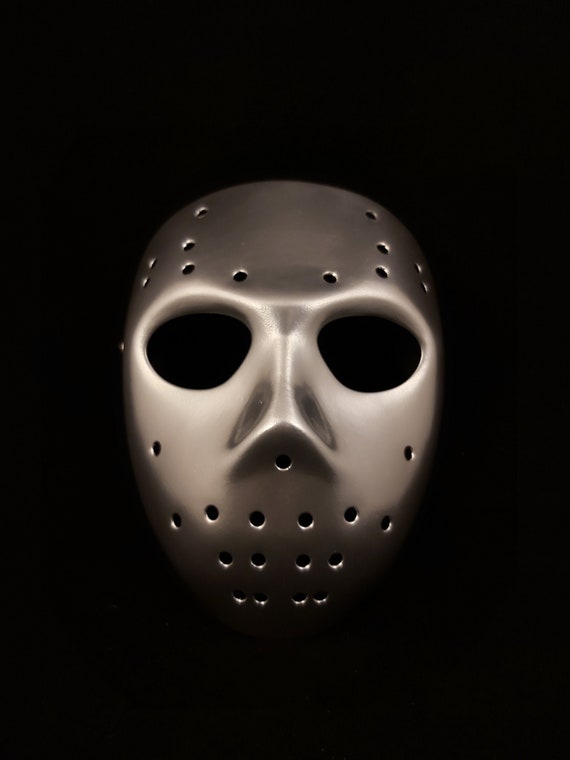 IX Chrome Painted Mask Horror Mask Halloween Etsy Denmark