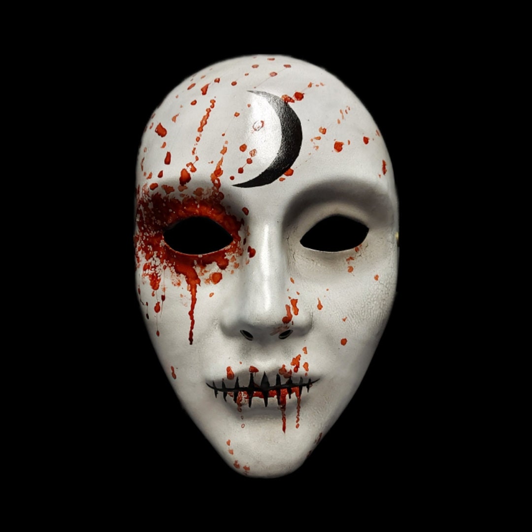 Kreek bord Ontspannend Tarot Shadow Mask Prop Replica Bloody Horror Mask - Etsy