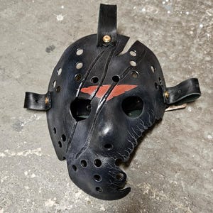 Back From Hell -  Ash Wash Version -Styreine  Version - Hockey Mask Prop Replica - Horror Mask - Halloween Prop (V1).