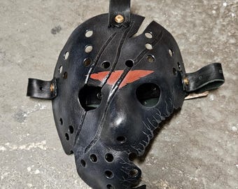 Back From Hell -  Ash Wash Version -Styreine  Version - Hockey Mask Prop Replica - Horror Mask - Halloween Prop (V1).
