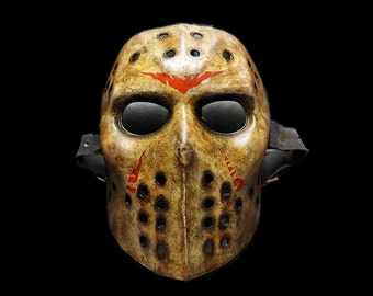 Project 09 Hybrid Black Hockey Mask PVC horror Mask Cosplay Mask