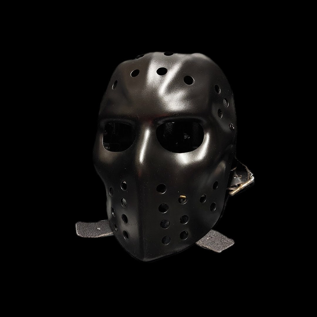 Project 09 Black Death Hockey Mask Prop Replica Horror Mask 