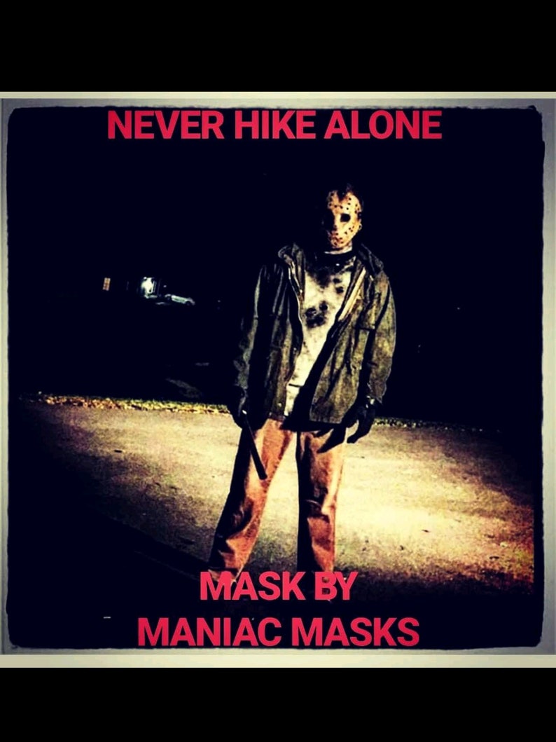Jason maskghost hock never hike alone prop replicapetgfilm | Etsy