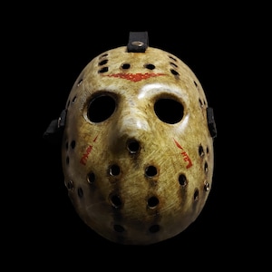 Collectors Edition - Project09 Prop Replica Hockey Mask - Horror Mask - Horror Memorabilia - Halloween Horror Mask  (V1).
