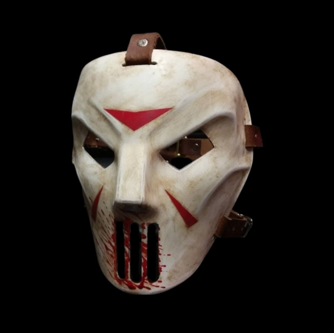 Project 09 Black Death Hockey Mask Prop Replica Horror Mask 