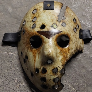 VII Hockey Mask - Halloween Mask - Horror Memorabilia - Horror Mask - Cosplay - Horror Mask.(V2).