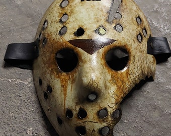 VII Hockey Mask - Halloween Mask - Horror Memorabilia - Horror Mask - Cosplay - Horror Mask.(V2).